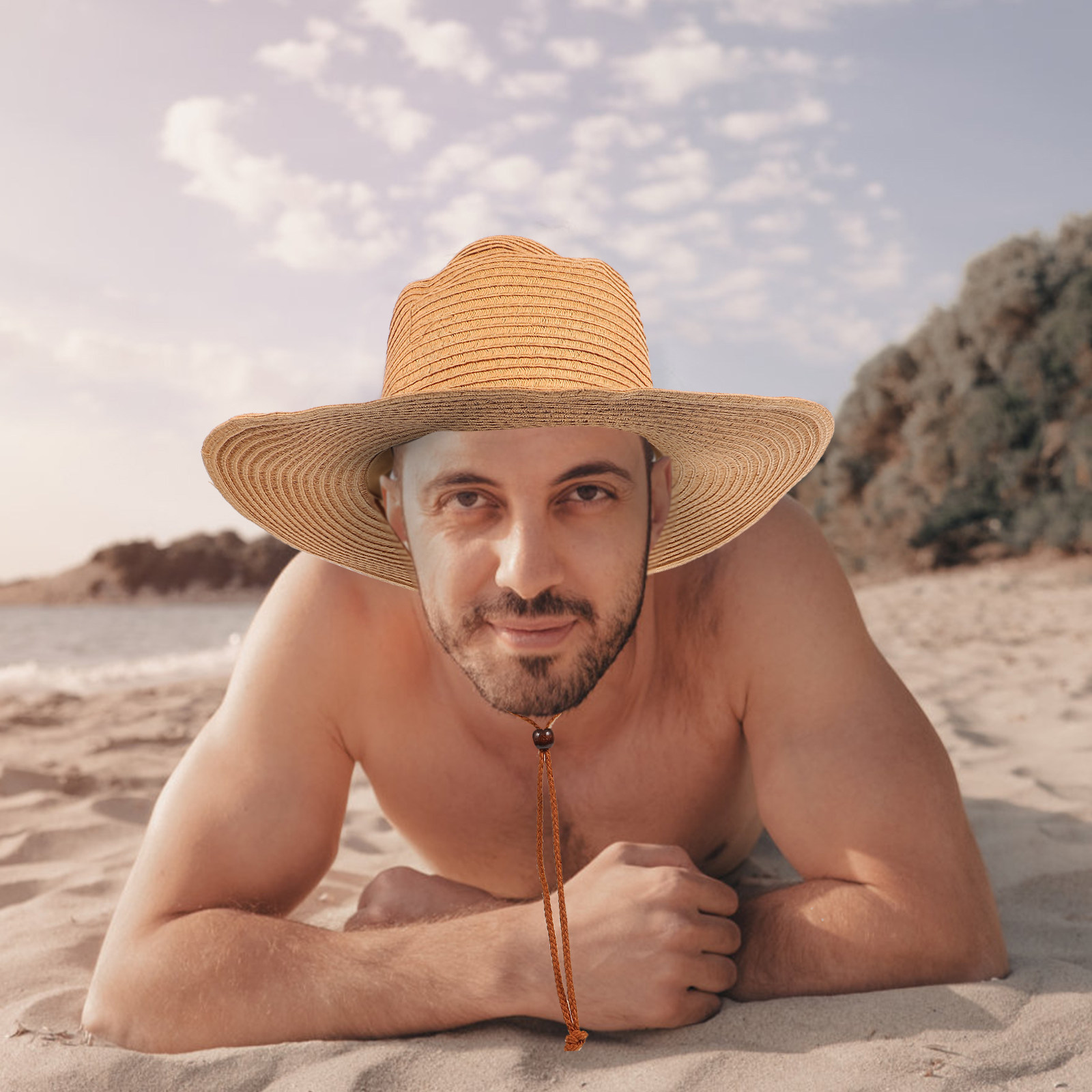 Hat Floppy Wide - Cappello Estivo da Uomo a Tesa