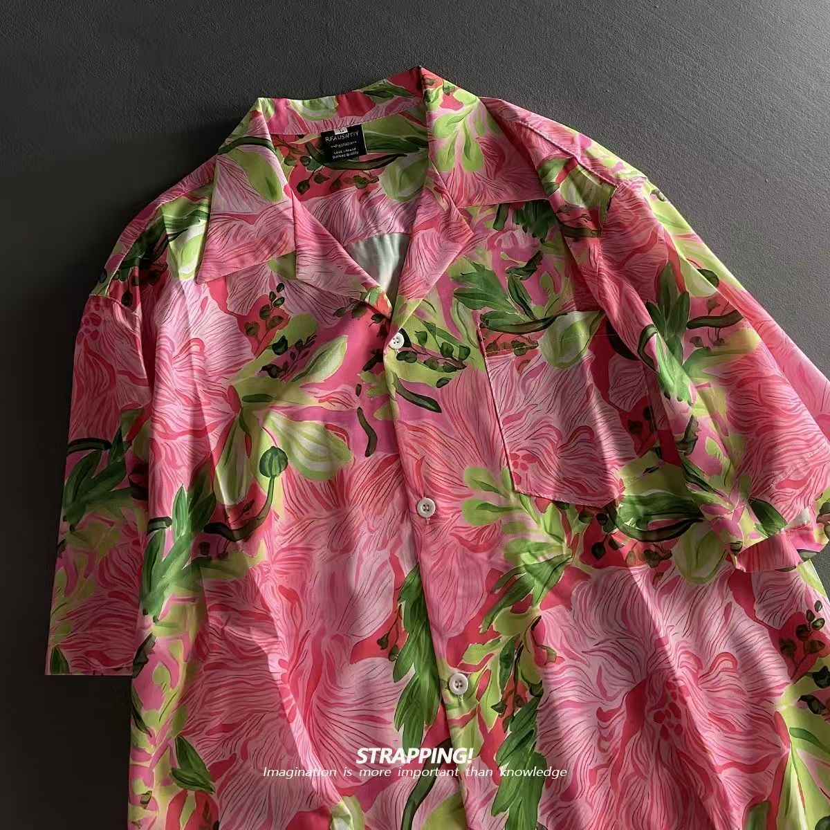 Romper Floral Print - Camicie hawaiane con colletto cubano floreale