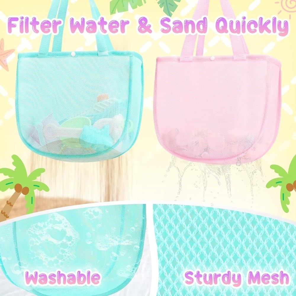 Tote Bag Beach - Borsa da Spiaggia Riutilizzabile in Rete