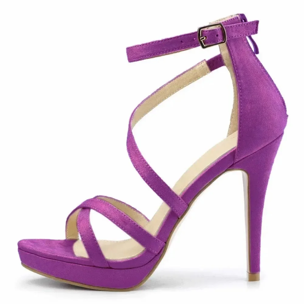 Sandal Strappy Heeled - Sandali da donna Décolleté sexy estivi
