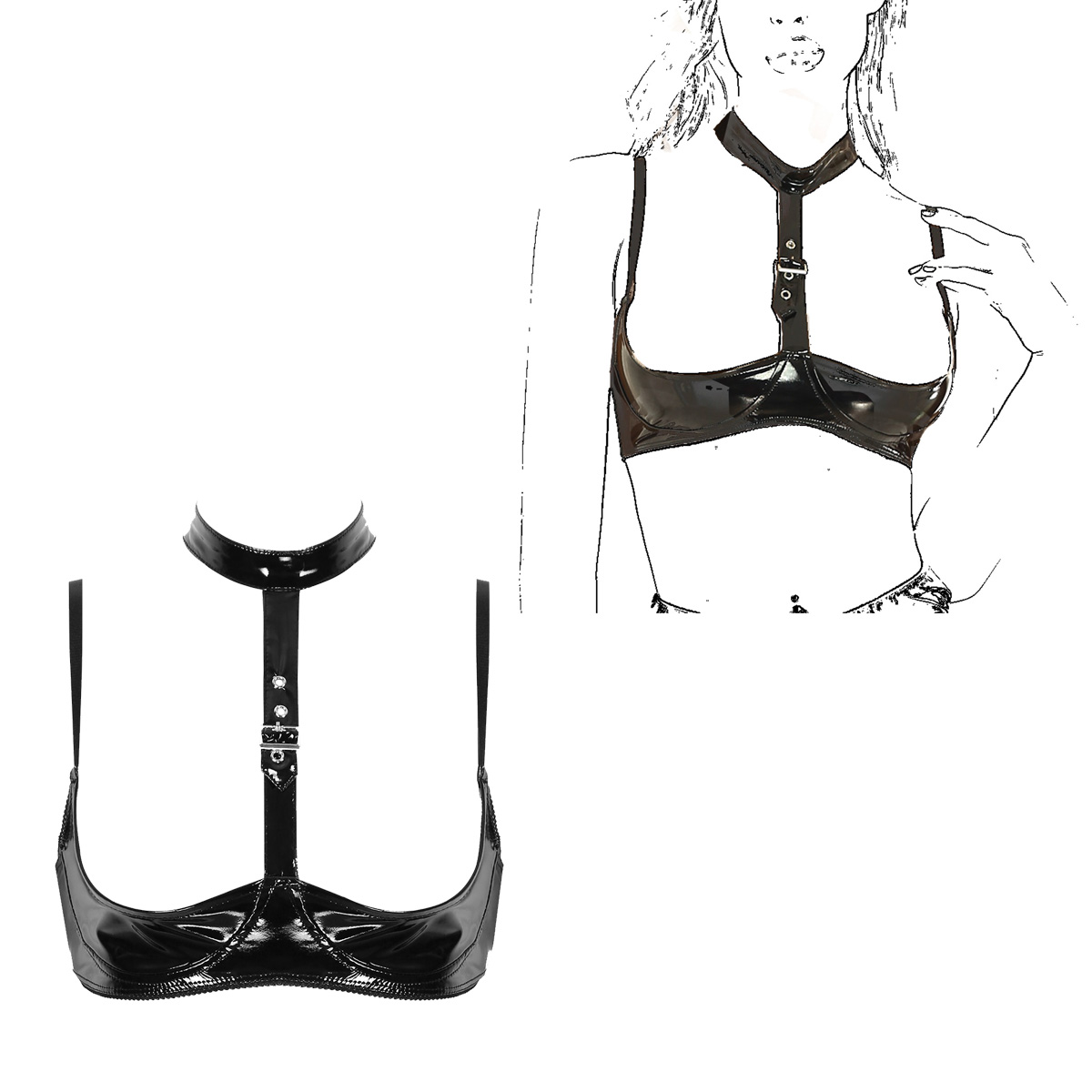 Set di biancheria intima da do - Bralette Triangle Set recensione e prezzo