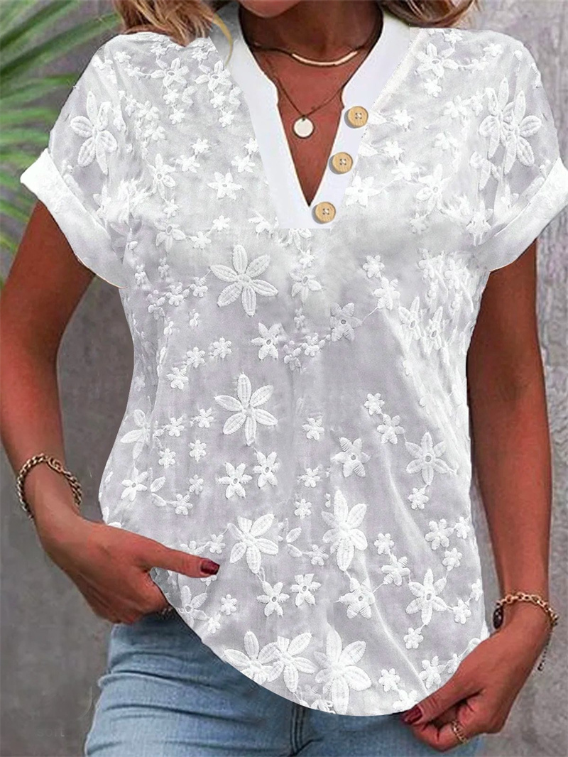 Camicetta ricamata floreale bi - Romper Floral Print recensione e prezzo