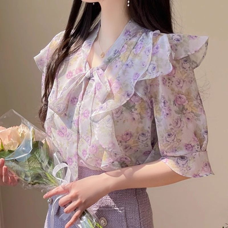 Camicetta stampata con orlo ar - Romper Floral Print recensione e prezzo