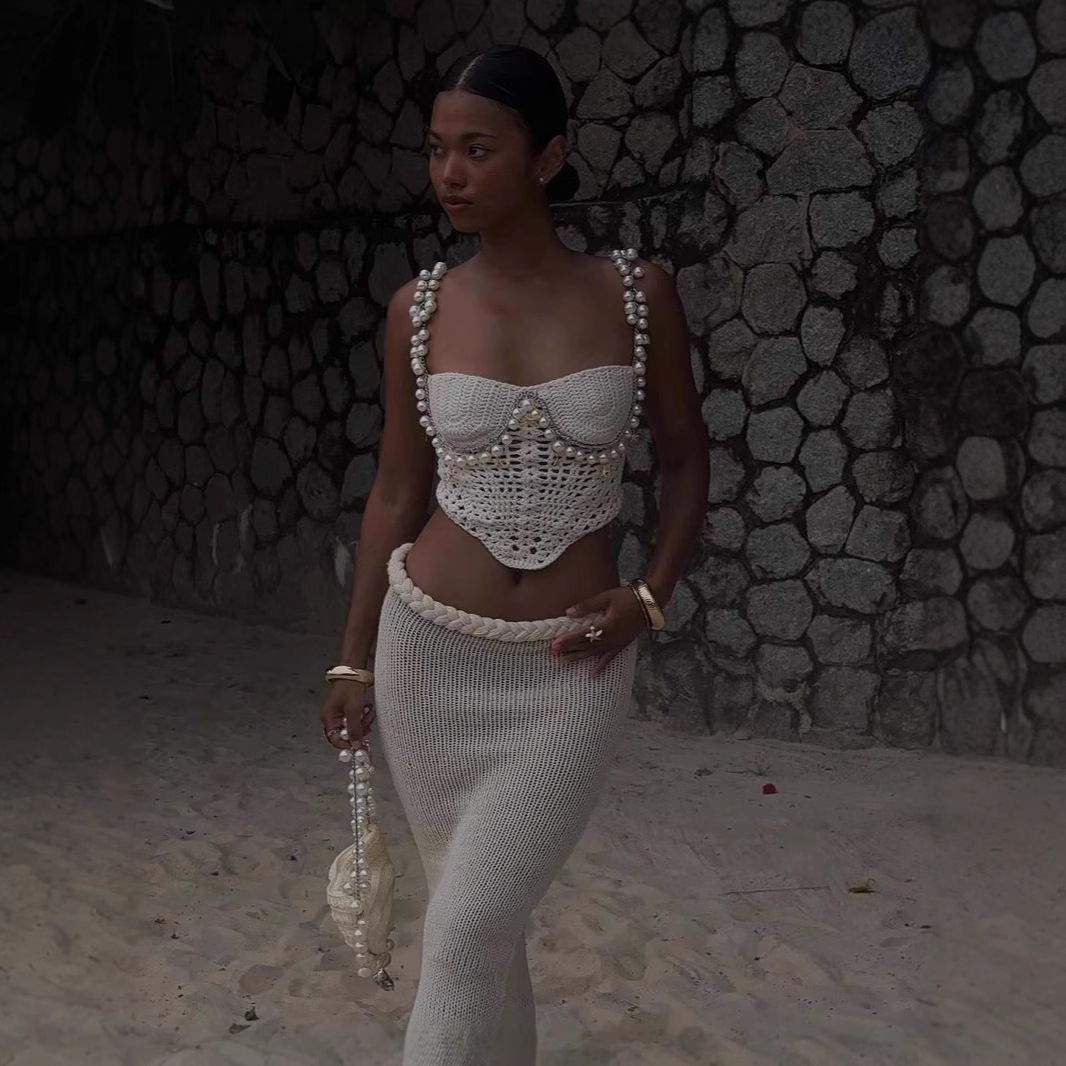 Set di pantaloncini con gilet  - Crop Top Crochet recensione e prezzo