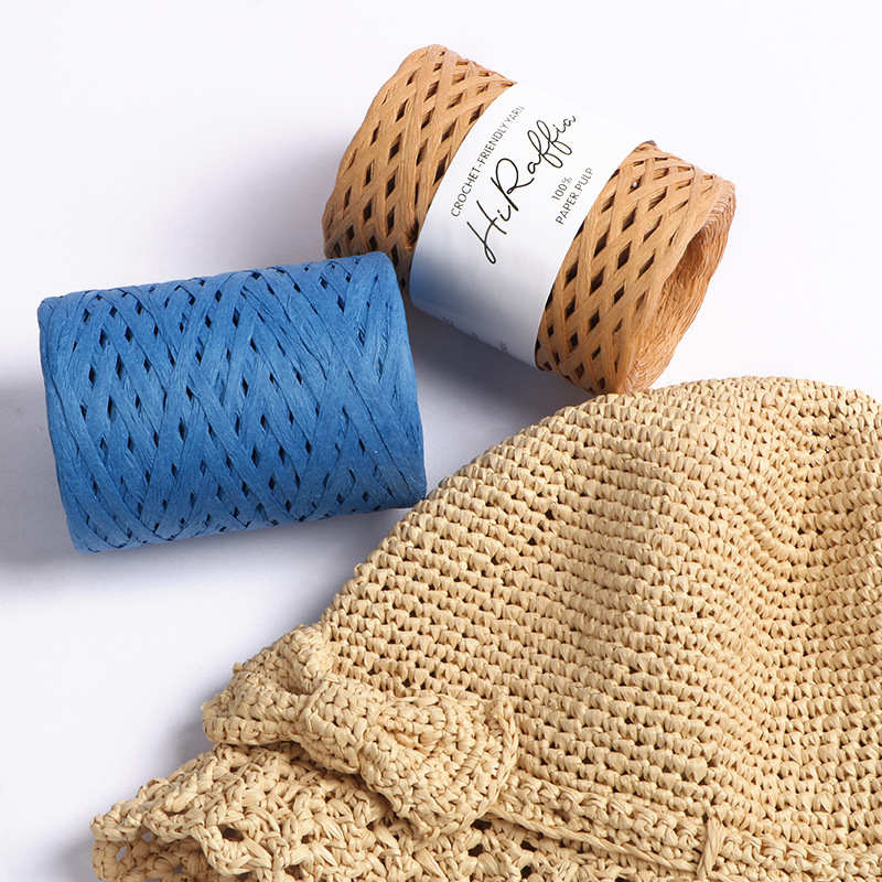 Filato di paglia di rafia natu - Crochet Bag Raffia recensione e prezzo