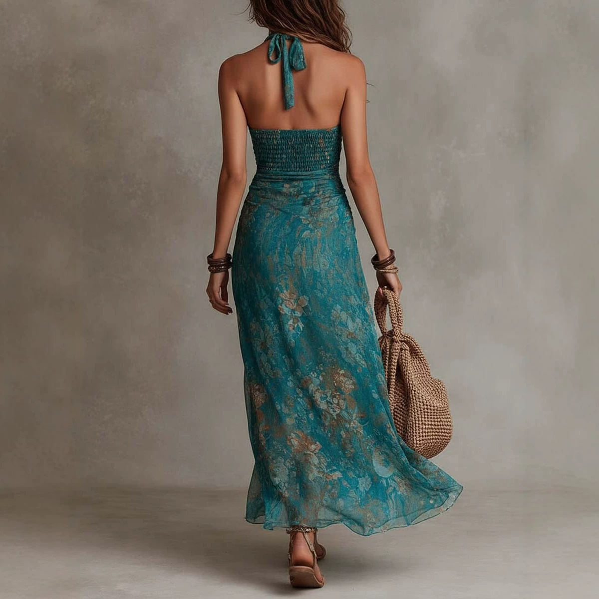 Abito lungo da donna con scoll - Maxi Dress Halter recensione e prezzo