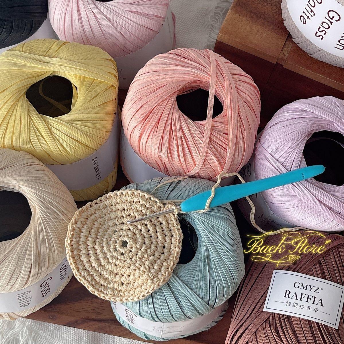102 M/rotolo di Filato di Rafi - Crochet Bag Raffia recensione e prezzo
