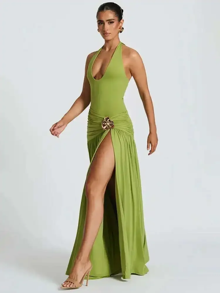 Elegante e sexy set di abito l - Maxi Dress Halter recensione e prezzo