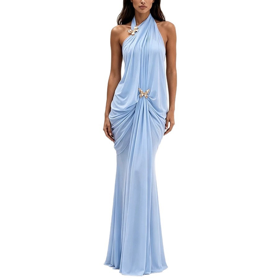 Abito lungo da donna elegante, - Maxi Dress Halter recensione e prezzo
