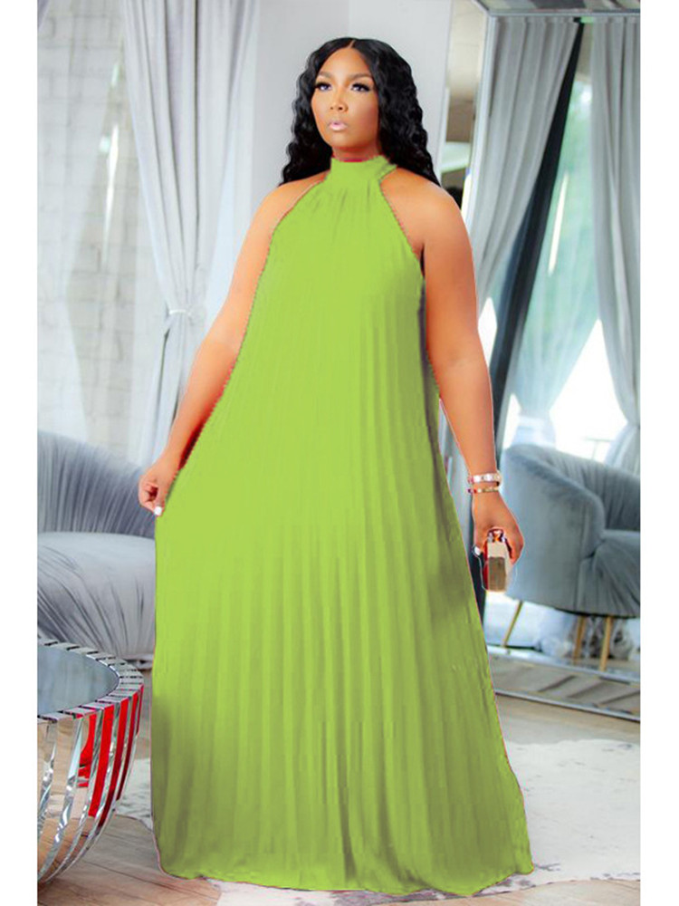 Wmstar Plus Size abito lungo d - Maxi Dress Halter recensione e prezzo