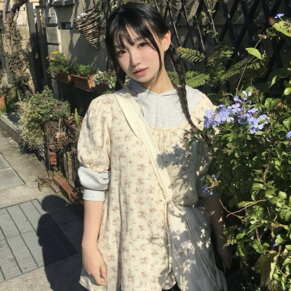 Camicia retrò giapponese con s - Romper Floral Print recensione e prezzo