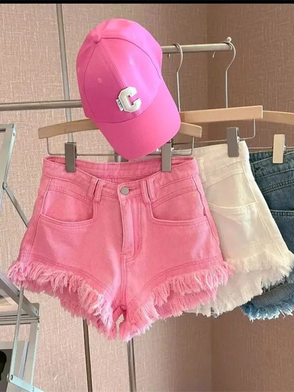 Shorts in denim da donna stile - Shorts Denim Frayed recensione e prezzo