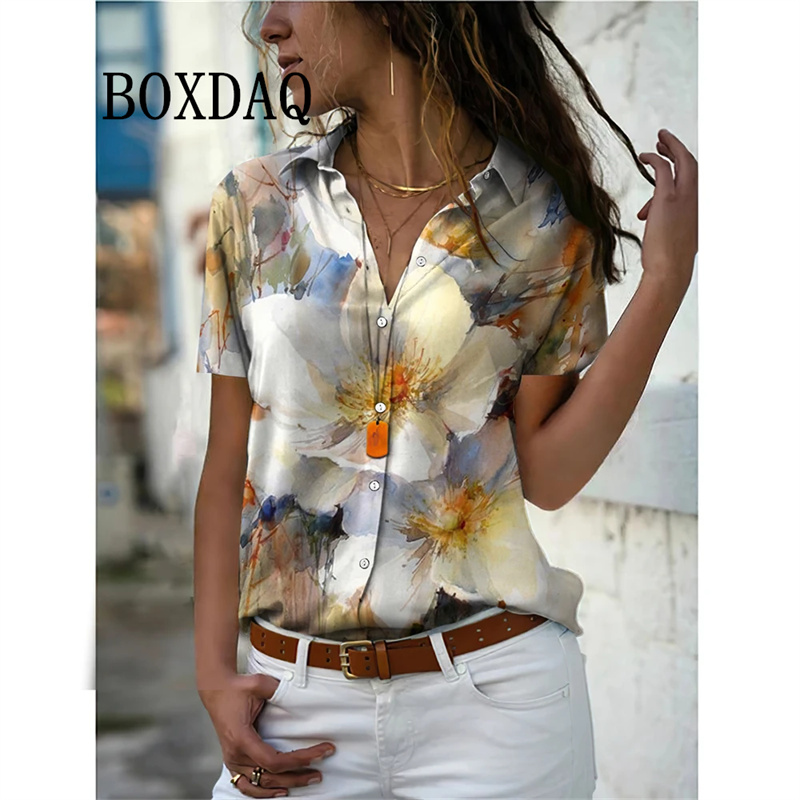 Camicia estiva da donna Camice - Romper Floral Print recensione e prezzo