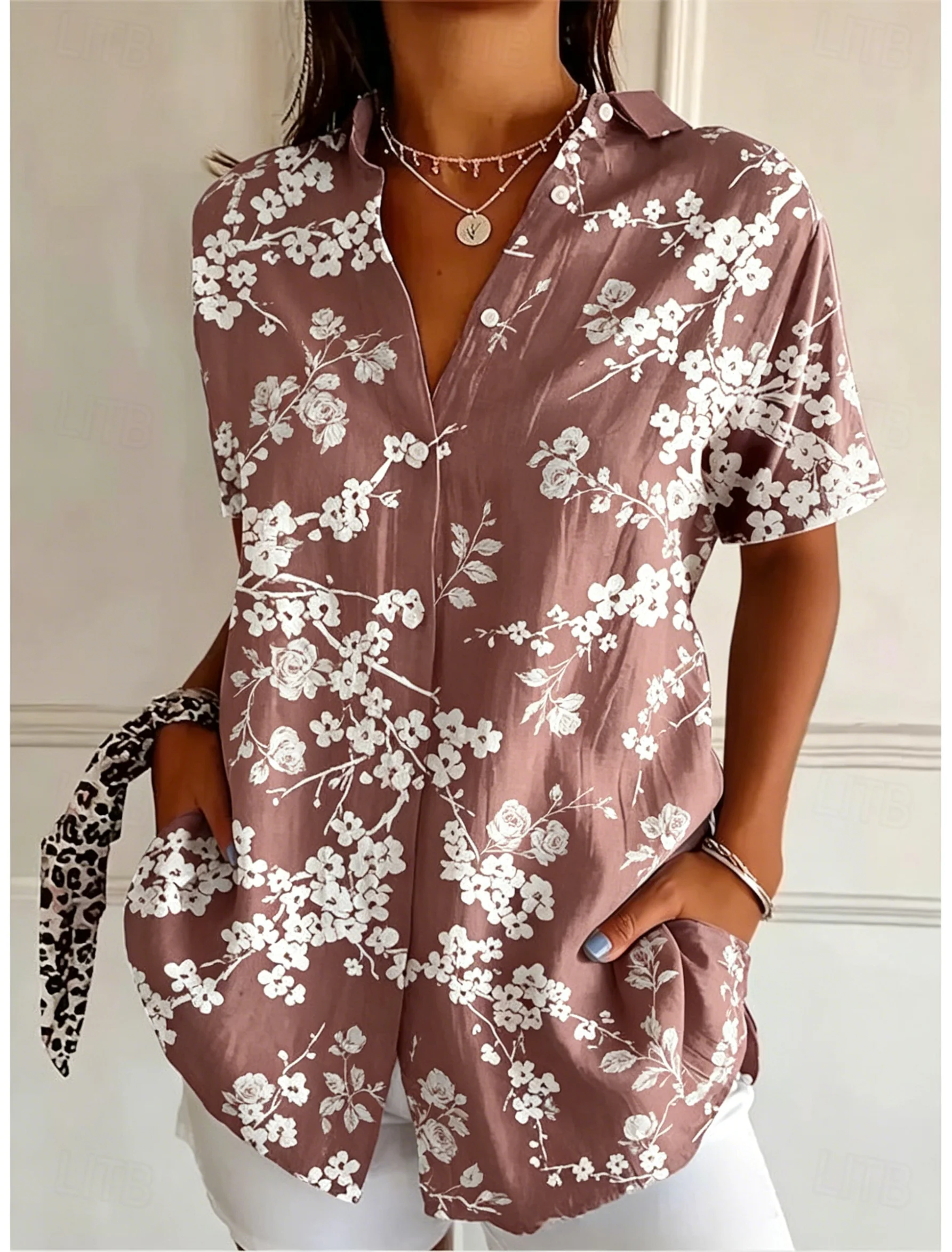 Camicia Casual da Donna a Mani - Romper Floral Print recensione e prezzo