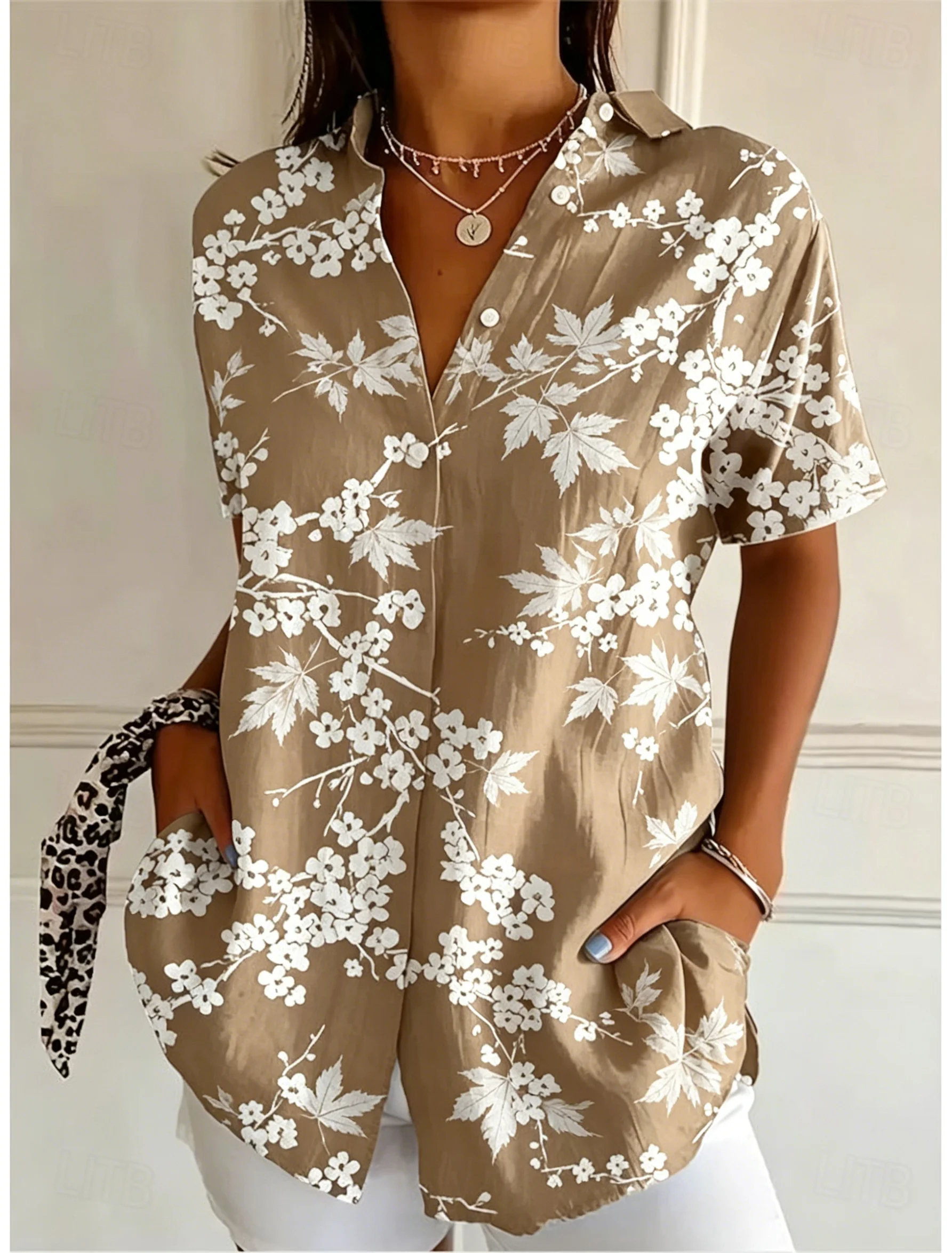 Camicia Casual da Donna a Mani - Romper Floral Print recensione e prezzo
