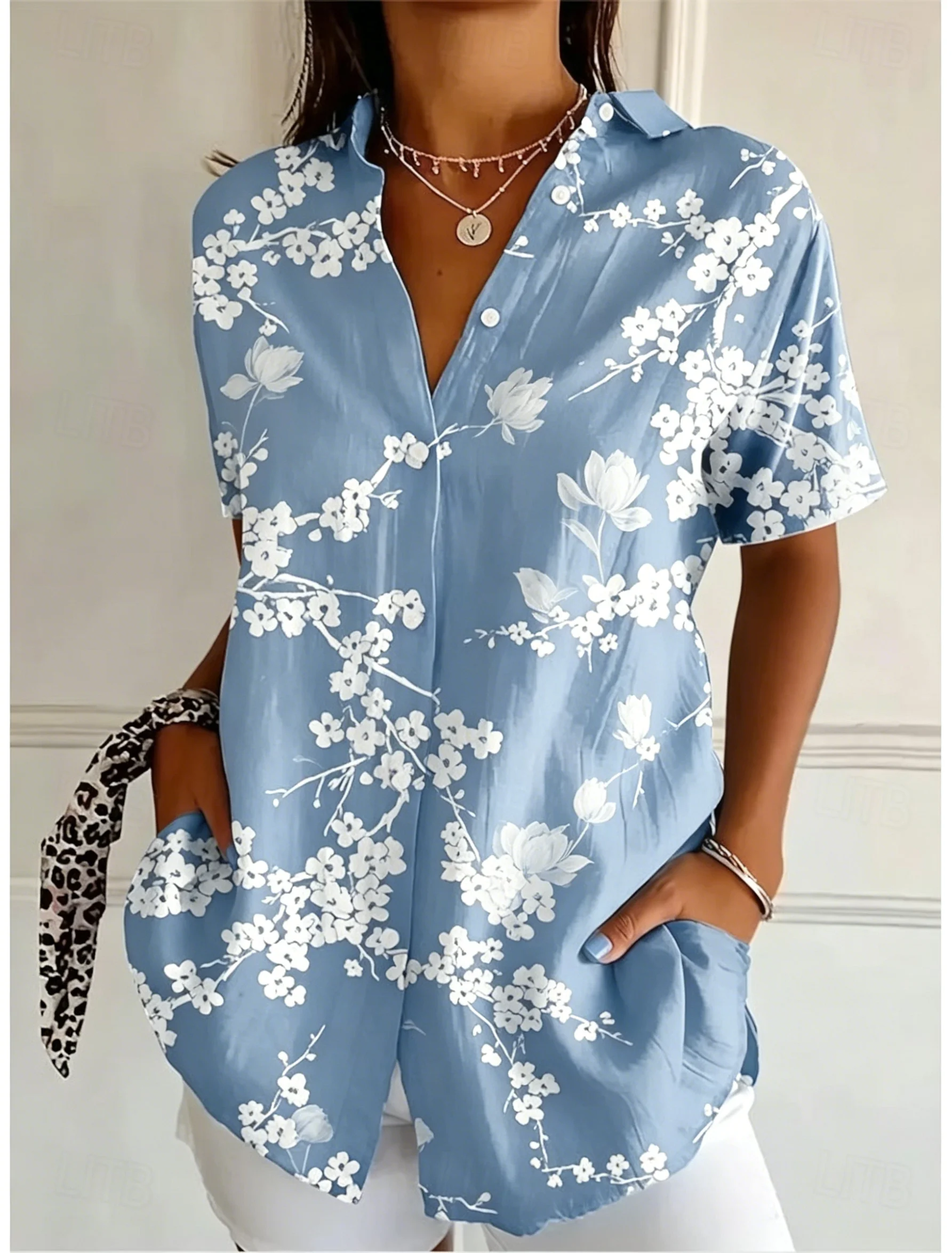 Camicia Casual da Donna a Mani - Romper Floral Print recensione e prezzo